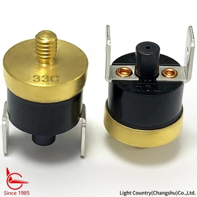 ΚSD301 Θερμικός διακόπτης, M5*0.8*6, Εγχειριτική επαναφορά, για προστασία από τη θερμοκρασία